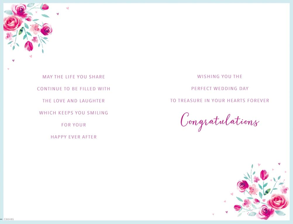 Biglietti Di Auguri Per Matrimonio Regal Publishing - 10x17.8 Cm, Design 'Wedding Day Cake', Fatto In UK - 3