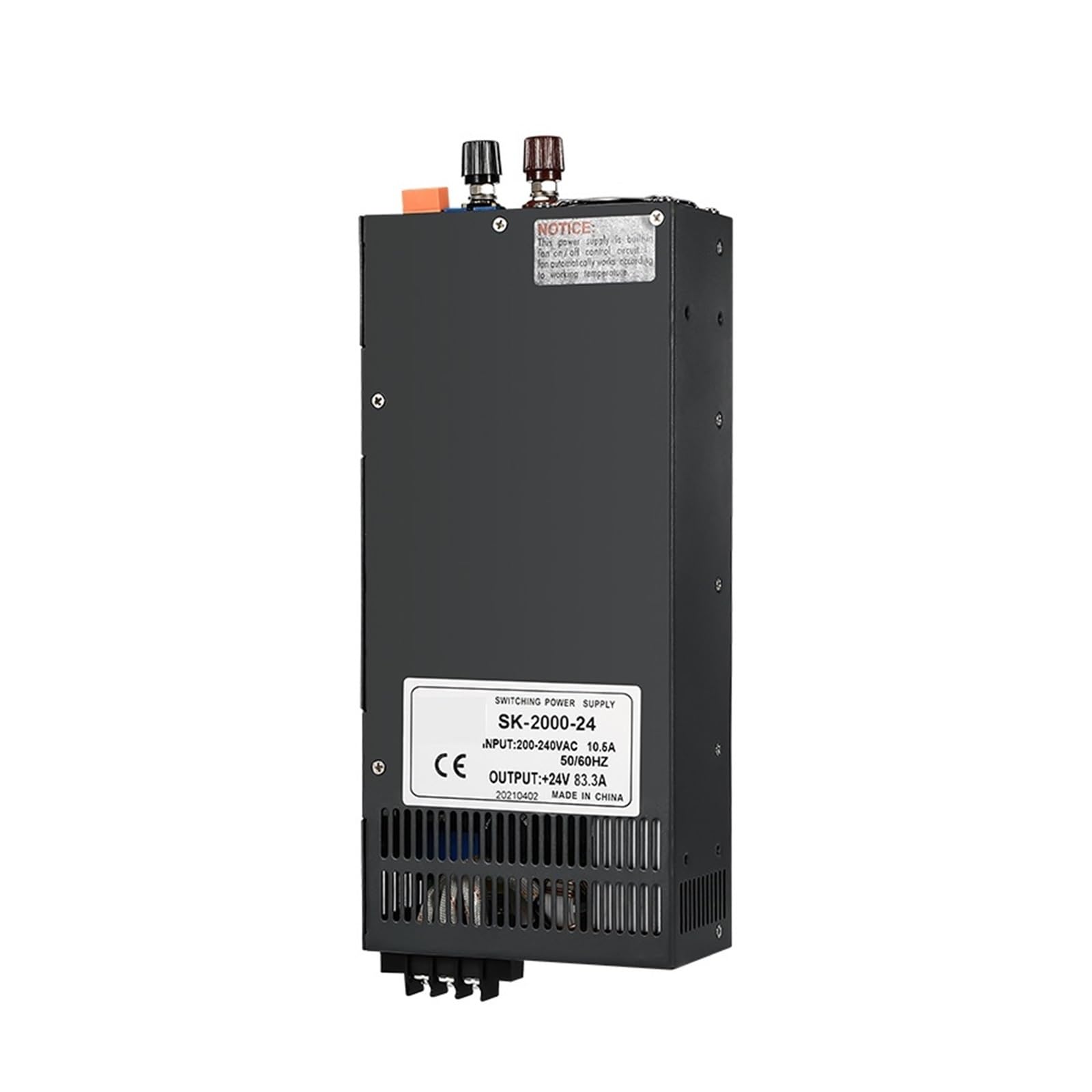 BRODEFUP SK2000 2000W Switching Power Supply 0-12V 24V 36V 48V 60V 80V 110V 220V AC/DC Adjustable Voltage Current(0-80V 25A)