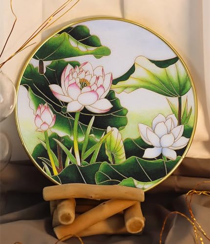 Peinture cloisonnée en émail Kit DIY Lotus A TANZEQI pour débutant