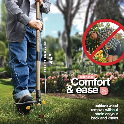Wilfiks 6170 Weed Puller Tool, Stand Up Heavy Duty Weed Remover Tool thumb #4