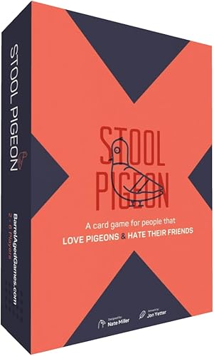 Stool Pigeon - Juego de cartas de mafia táctica rápida que jugarás durante horas. Fácil de enseñar, divertido para todos, a partir de 8 años, 2-6