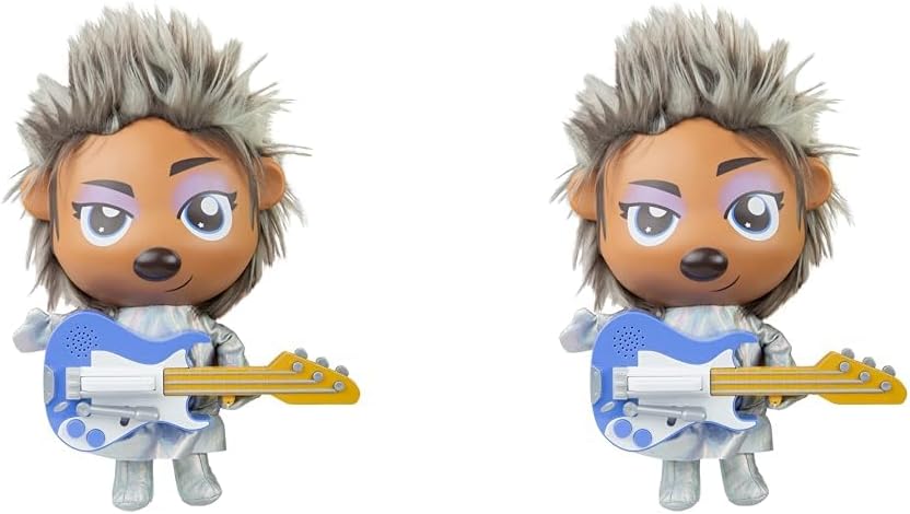 Sing 2: Riff-Rock Ash Plush Toy – Rockin' Interactive Toy – 12