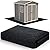 Haull Outdoor Storage Shed Floor Mat Waterproof Outdoor Carport Mat Thickened Soft Patio Furniture Mat Washable with Non Slip Backing, Storage Shed Not Included (6 x 8.2 ft)
