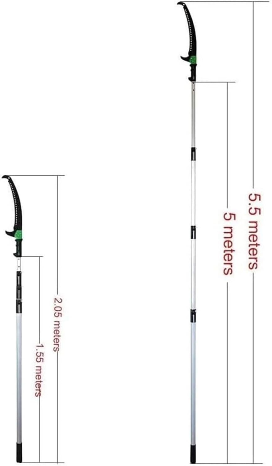 Telescopic Pole Saw，Extendable Telescoping Landscaping Pole Saw Used for Pruning, 18FT/5.5M