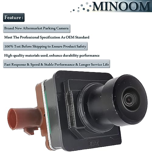 Image of ML3T-19G490-BC Front View Tailgate Mounted Backup Parking Camera Replacement for 2023 Ford F-150 3.5L-V6 5.0L-V8 Part No.#ML3T-19G490-BB