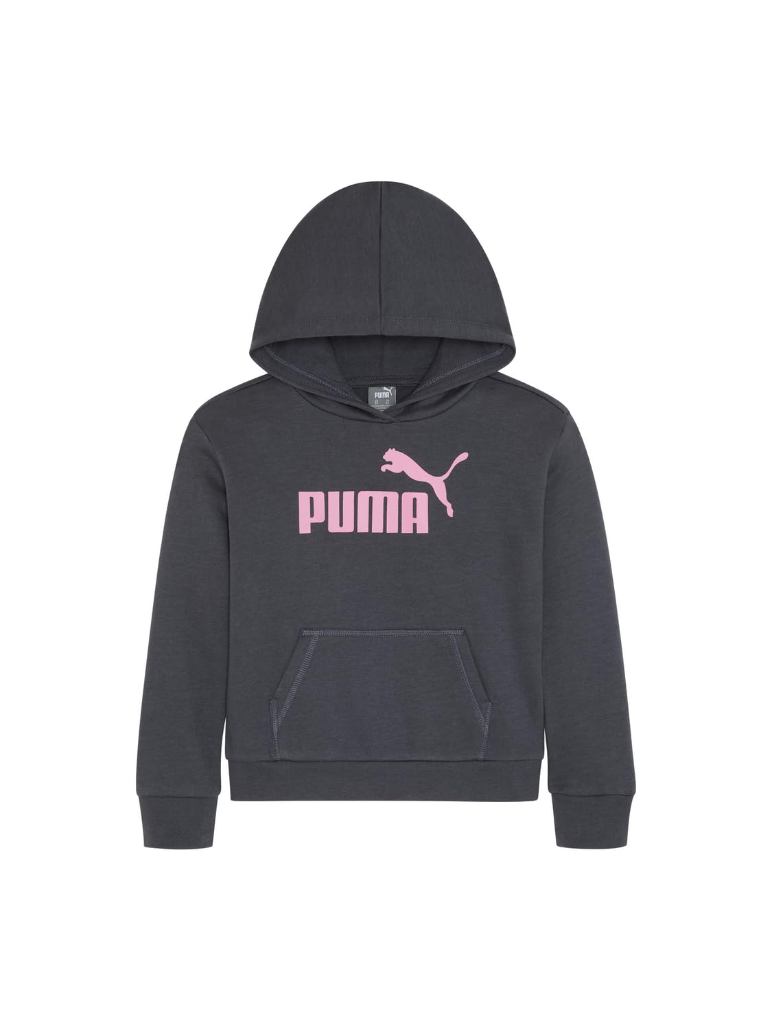 PUMA Core Logo Fleece Pullover Hoodie Felpa con Cappuccio Bambine e Ragazze (Pacco da 1)