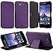 Seluxion Schutzhu00fclle Farbe mit Standfunktion fu00fcr Wiko Cink Peax/Peax 2, Wiko Cink Slim/Slim 2, Wiko Cink Five, Wiko Darkmoon
