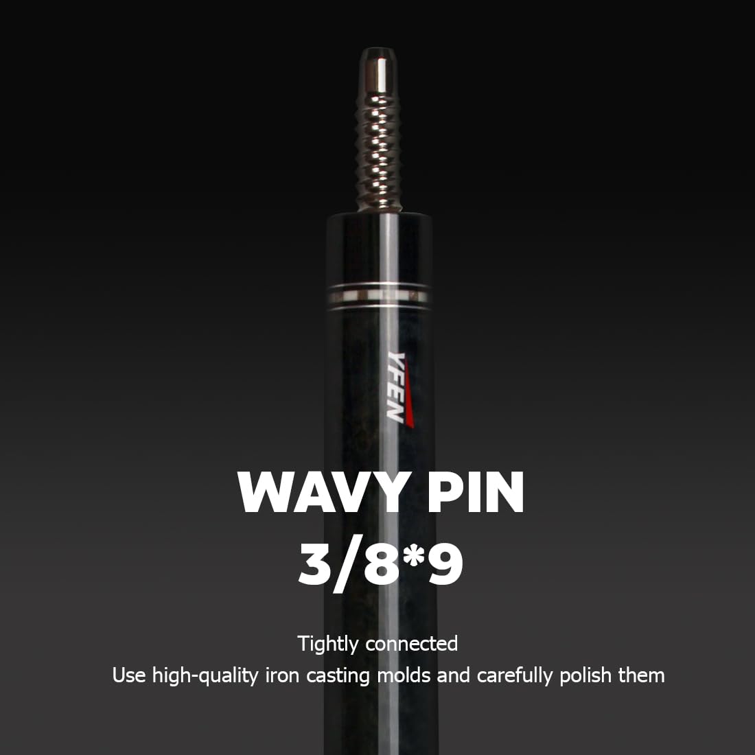 ビリヤード Yfen Carbon Fiber Cue Wavy Joint ビリヤード Yfen Carbon Fiber Cue Wavy Joint ビリヤード Yfen