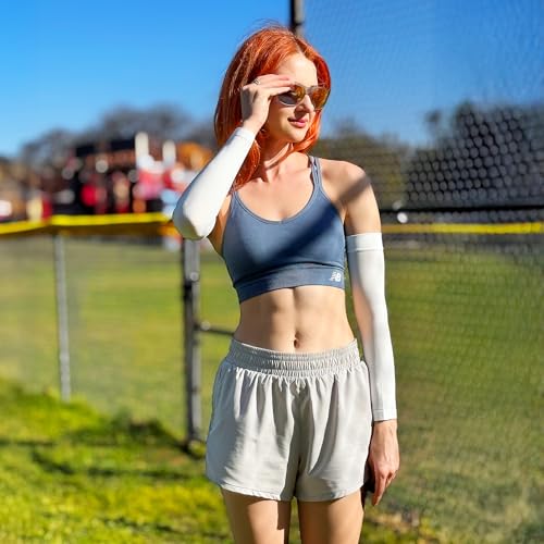 Stelle Arm Sleeves UV Sun Protection Compression Cooling Sleeves UPF 50 for Women Men Sport/Working/Tattoo Cover up2