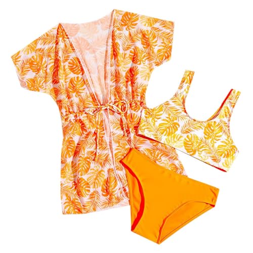 Maillot de bain pour adolescent et enfant à imprimé floral idéal pour la plage