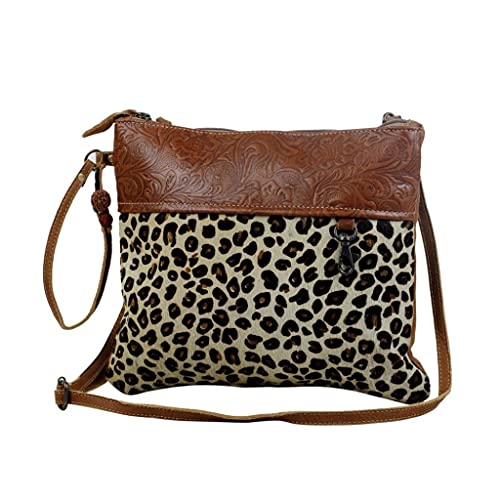 Myra Bag Liminal Cowhide Bag Upcycled Cowhide & Leather S-28372