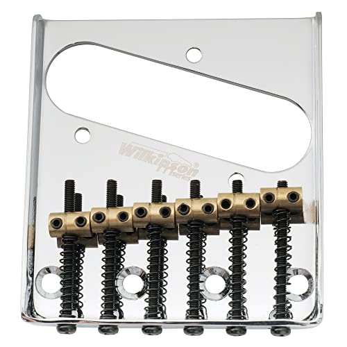 Wilkinson 54mm Vintage Telecaster Brass Bridge Chrome