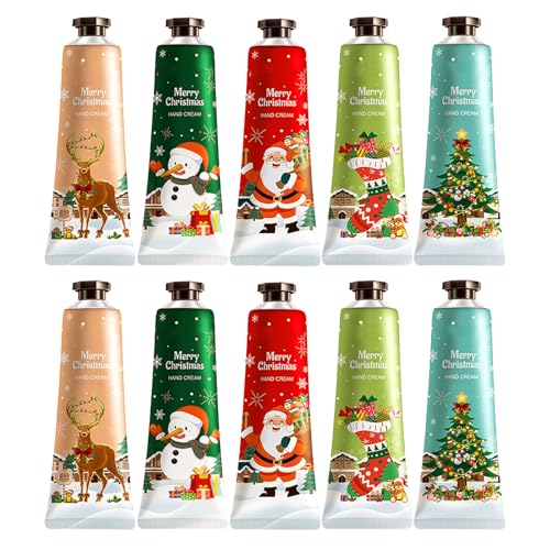 10 Stück Handcreme Weihnachten, Weihnachten Geburtstagsgeschenke, Hände Fuß Feuchtigkeitscreme, Extra Feuchtigkeitsspendende Creme Strumpffüller für Frauen Mutter Freundin Frau 10 Stück Handcreme Weihnachten, Weihnachten Geburtstagsgeschenke, Hände Fuß Feuchtigkeitscreme, Extra Feuchtigkeitsspendende Creme Strumpffüller für Frauen Mutter Freundin Frau