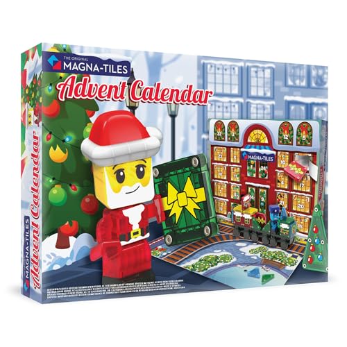 magna-tiles micromags advent calendar 34-piece magnetic construction set the original magnetic building brand