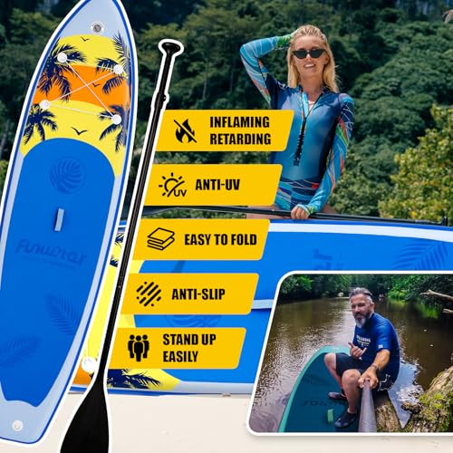 Image of FunWater Stand Up Paddle Board Ultra-Light Inflatable Paddleboard with SUP Accessories for Adults & Youth of All Skill Levels