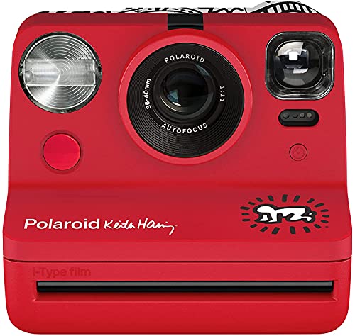 Polaroid Now i-Type Sofortbildkamera (Rot - Keith Haring Edition) + Polaroid Color Film Bundle – Bild 5