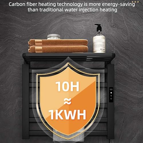 Toallero eléctrico VOYADE contra la humedad: calefacción constante 7