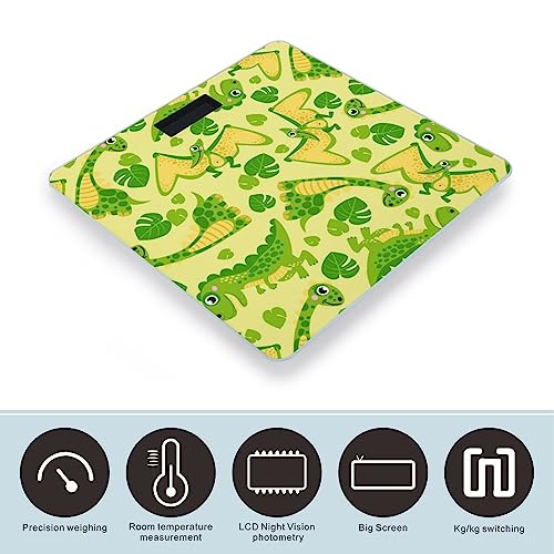 Báscula digital de baño con diseño de dinosaurios miniatura 3