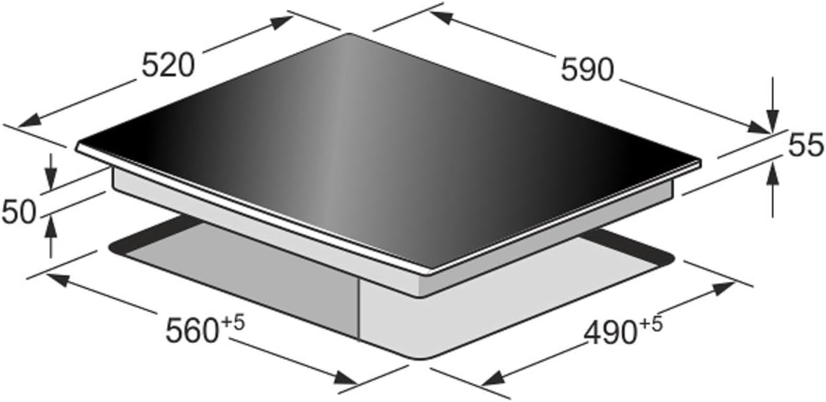 Kaiser KCT 6745 FI ElfAD- Piano cottura a induzione, 60 cm, piano cottura a induzione, piastra in metallo bronzo/vetroceramica con 4 piani a induzione QickHeat Kaiser KCT 6745 FI ElfAD- Piano cottura a induzione, 60 cm, piano cottura a induzione, piastra in metallo bronzo/vetroceramica con 4 piani a induzione QickHeat
