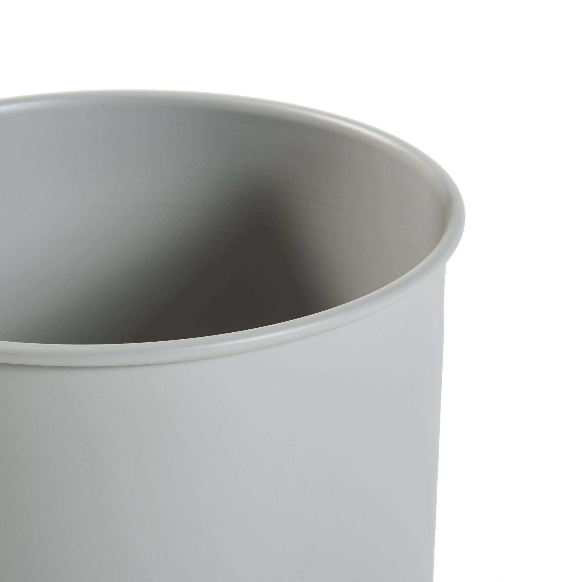 [en.casa] Almelo stojak na kwiaty w kształcie półksiężyca, regał na doniczki z 2 doniczkami, metalowy stojak na rośliny, 63 x 29 x 21 cm, jasnoszary