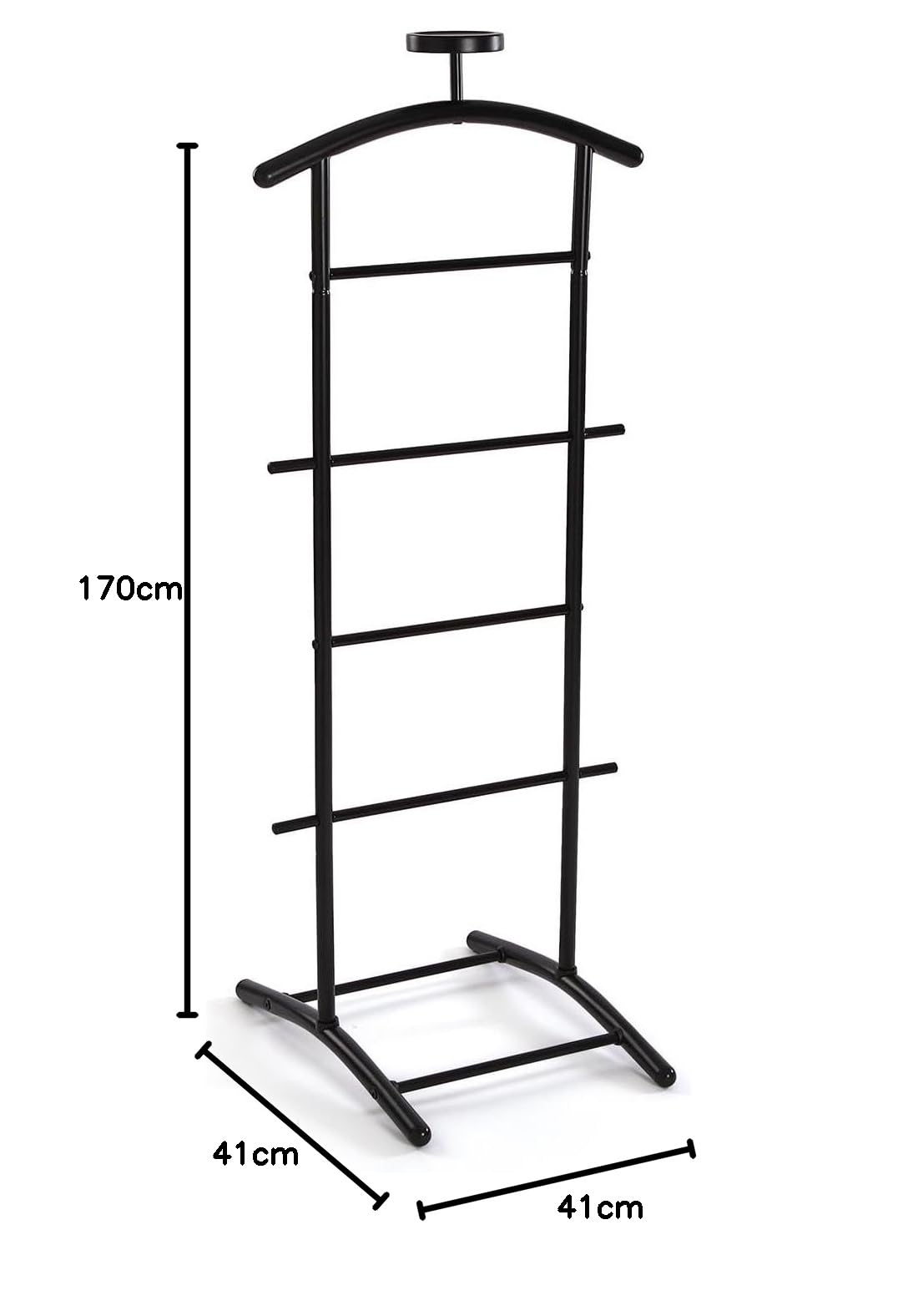 Versa Galán Alvar de Estilo Clásico, Medidas (Al x L x An) 112 x 41 x 47 cm, Color Negro
