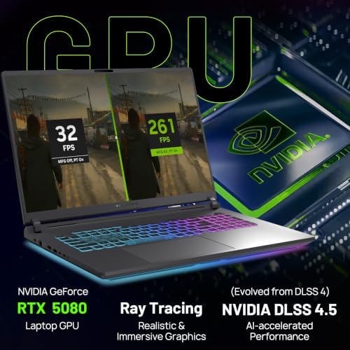 ASUS ROG Strix G18 18" 2.5K 240Hz Gaming Laptop, Intel Core Ultra 9 275HX, NVIDIA GeForce RTX 5080 16GB GDDR7, 64GB DDR5, 3TB Storage (2TB SSD+1TB Docking Station), Backlit Keyboard, Win 11 Pro, Gray - 4