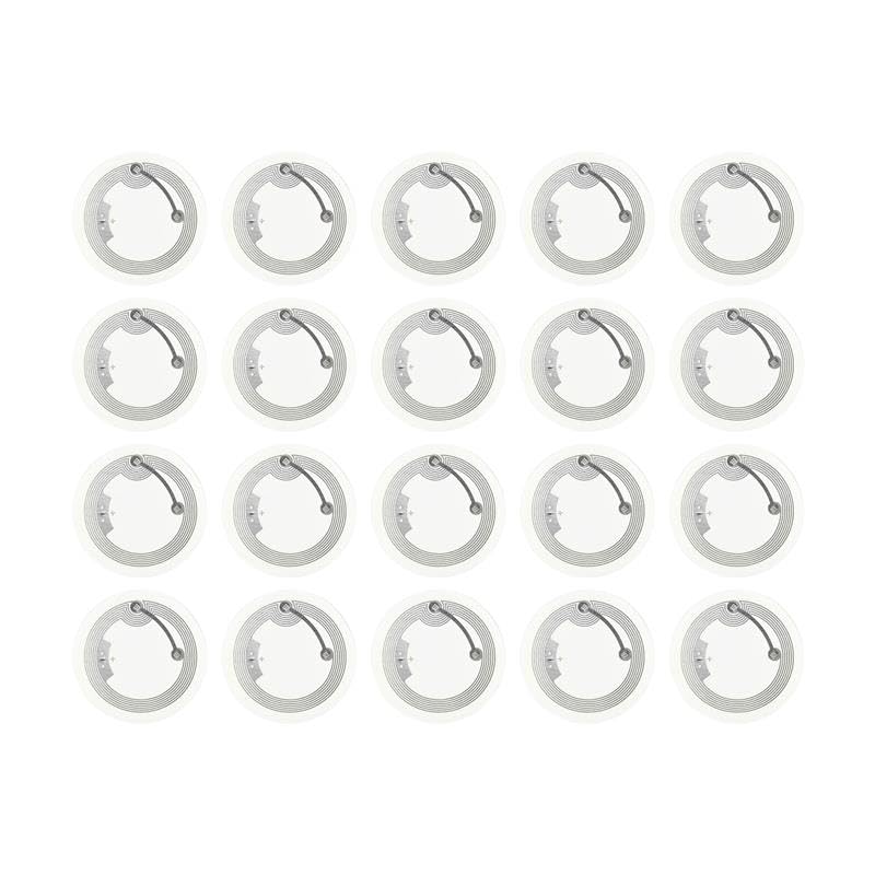 Image of (Pack of 20) NFC Sticker RFID NFC Tag 144 Bytes Memory Programmable, Editable & Rewrittable NFC Sticker Compatible with All NFC Phones & Readers Smart Automation & Access Control.