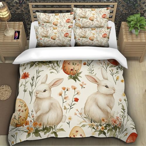 Housse de couette 260x220cm avec fermeture éclair facile à laver - 5