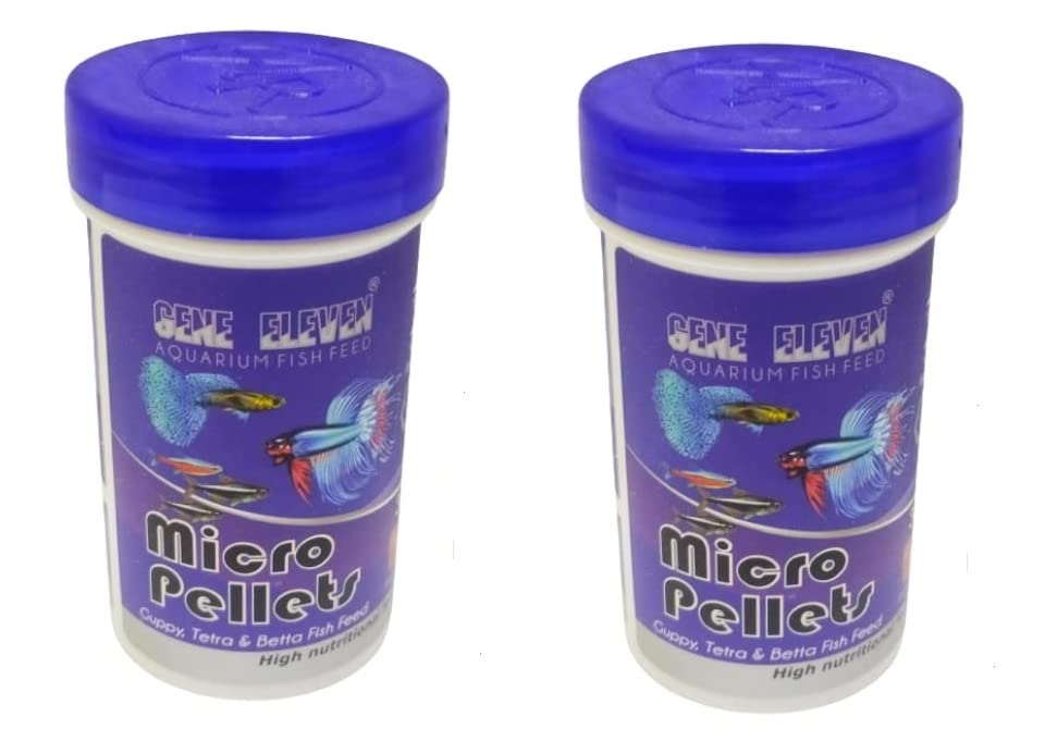 Micro Pellet 30g Fish Food 2 BOTTEL 2 in 1 Combo Best for Guppy, Tetra, Betta & All Type of Small Mouth Fish Sold by REDBEAKS (B0B9KHQJV9) Amazon Price History, Amazon Price Tracker