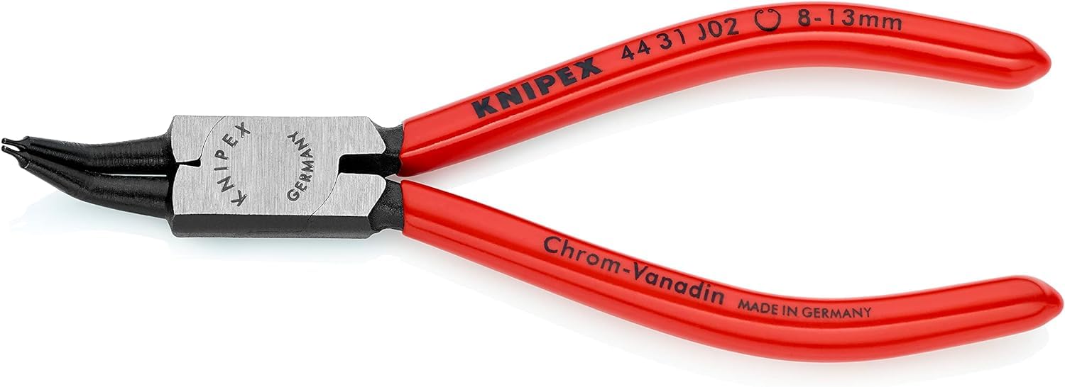 Knipex 44 31 J02 Circlip Pliers Internal 45 Bent Tip 8-13mm J02 Kpx4431J02 from B&Q