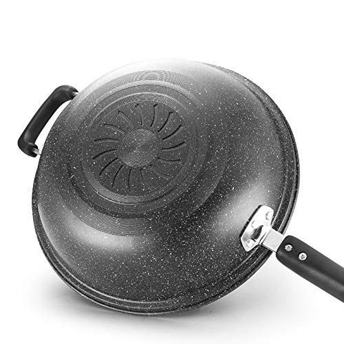 Wok de 32 cm con recubrimiento de piedra Maifan miniatura 6