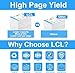 LCL Remanufactured Toner Cartridge Replacement for Lexmark T650H11A T650H21A 25000 Pages T650 T650n T650dn T650dtn T652 T652n T652dn T652dtn T654 T654n T654dn T654dtn T656dne TS654dn TS656dne (Black)