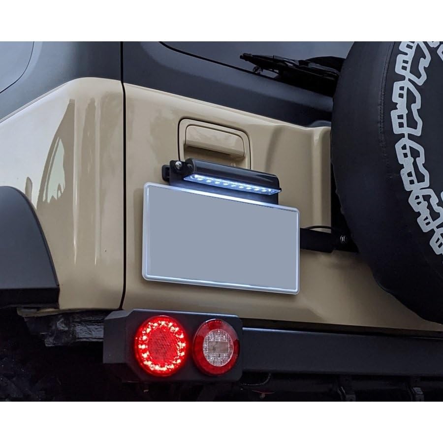 ワイルドグース　LEDフラットナンバー移動キット　ジムニー　JB64 JB74 LEDフラットナンバー移動キット・タイプ2（ジムニー全車/汎用