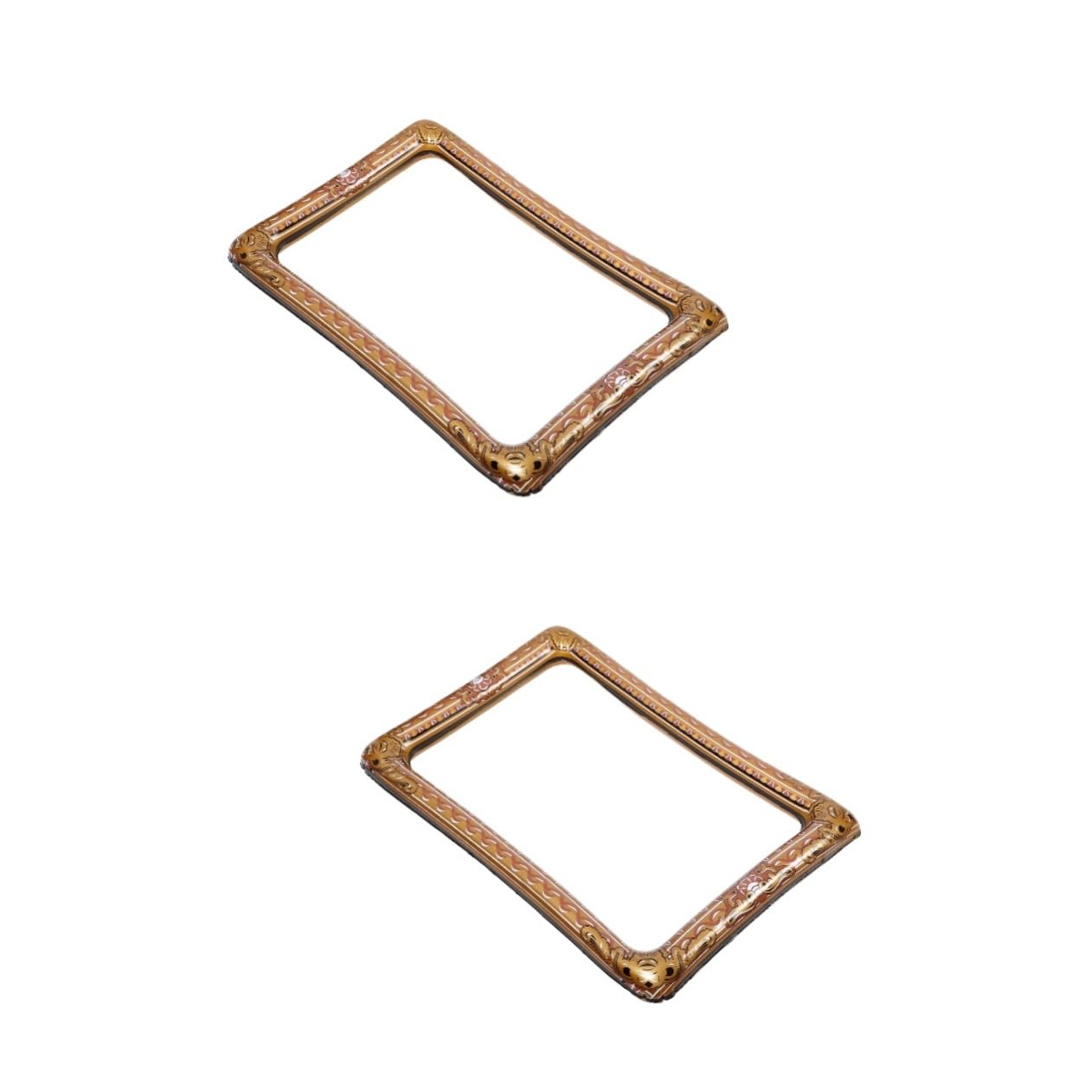 2 Piezas Marco Fotográfico Inflable de PVC para Fiestas Accesorio de Selfie para Celebraciones