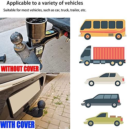 50Mm Auto Tow Bar Ball Cover Accessories Black Cap Towing Hitch Caravan Trailer Buy Cheaply On - View #9