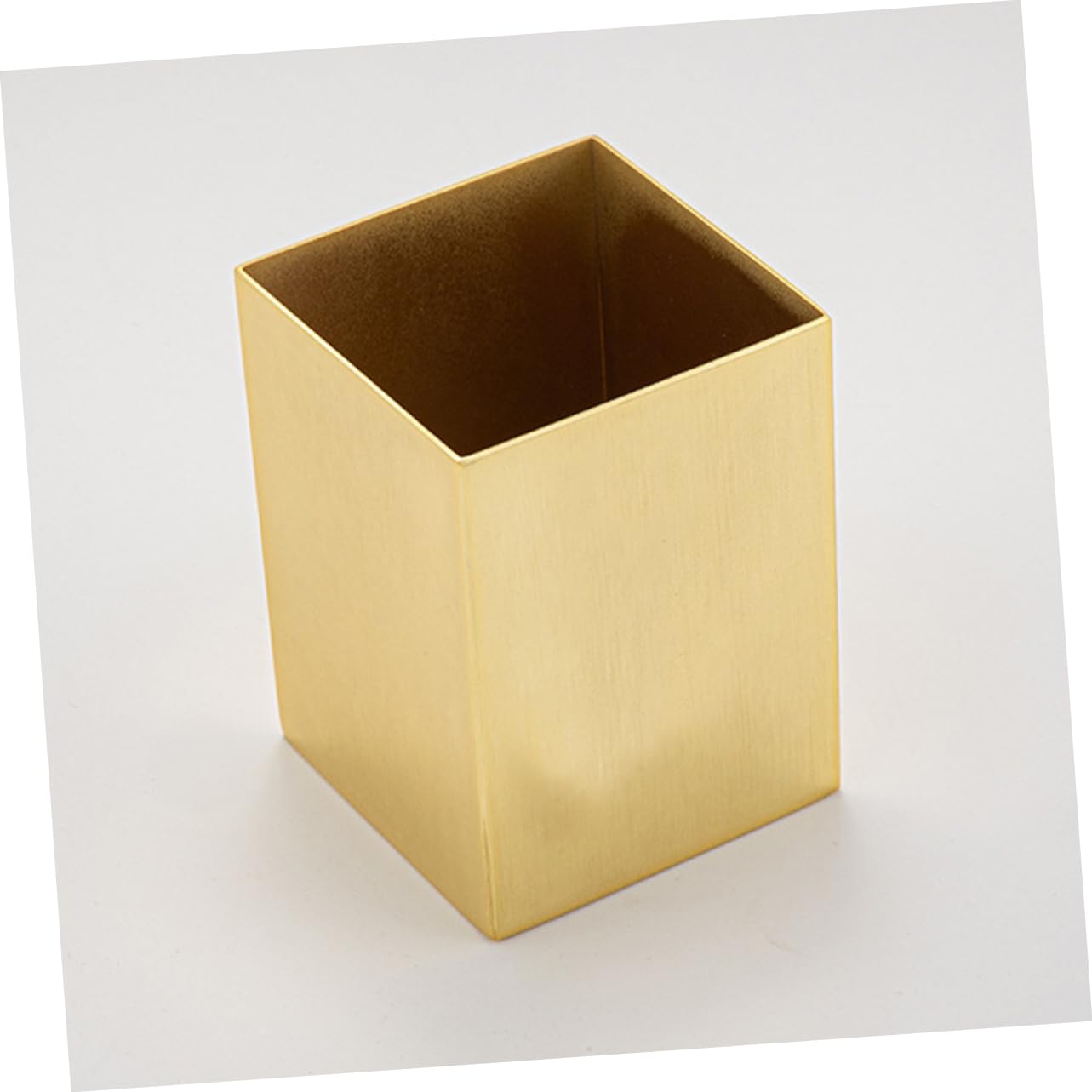 Portapenne in Acciaio Inox Contenitore da Scrivania Organizer per Cancelleria Portaoggetti Multifunzionale Design Compatto