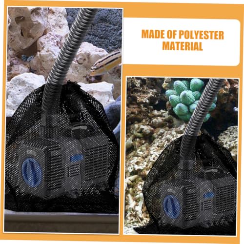 Happyyami 4 bolsas grandes para filtros de bomba negras miniatura 7