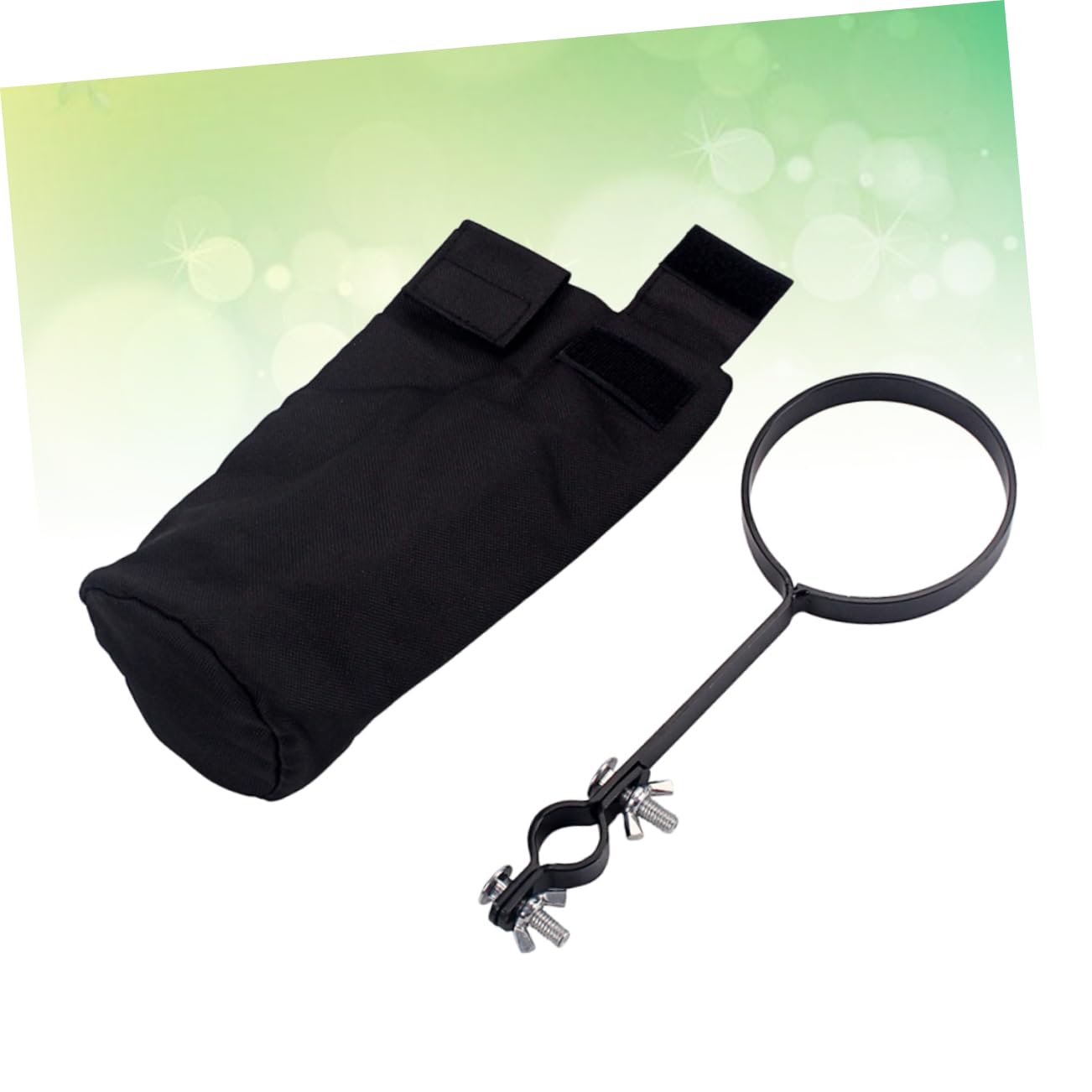 GOOHOCHY Black Drumstick Holder Bag Thick Drum Mallet Case for Storing and Protecting Drumsticks Durable Design for Students Teachers and Entertainers