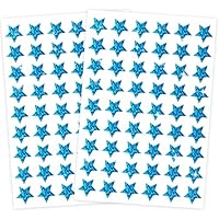 Star Stickers,Holographic Blue Star Stickers for Kids Reward,1620 Pack Blue Color 0.6\" Sparkly Glitter Foil Small Mini Stars Sticker Teacher Supplies, Behavior Chart,Classroom Student School Planner