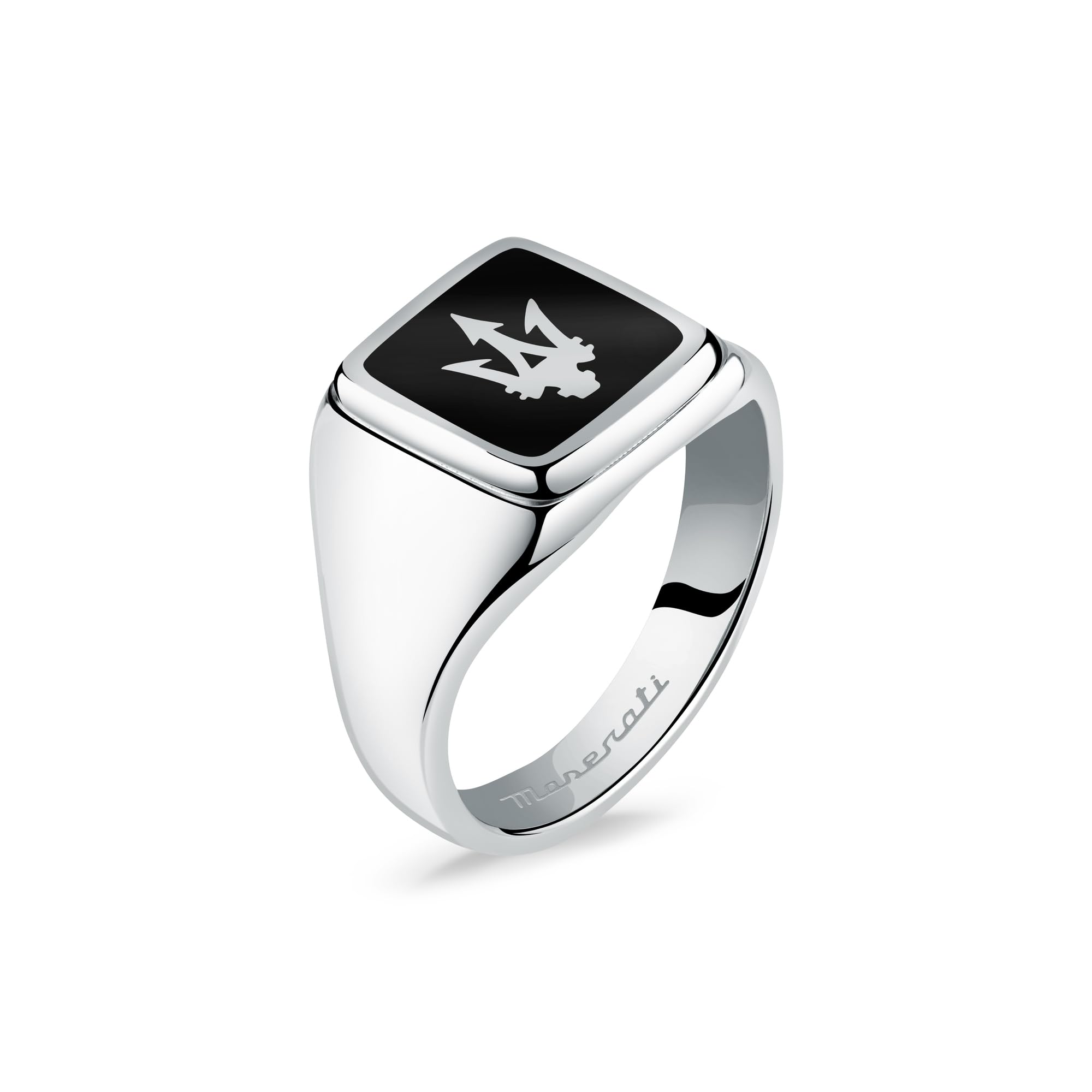 Maserati Jewels Anillo Hombre de Acero, esmalte - JM222AVD070