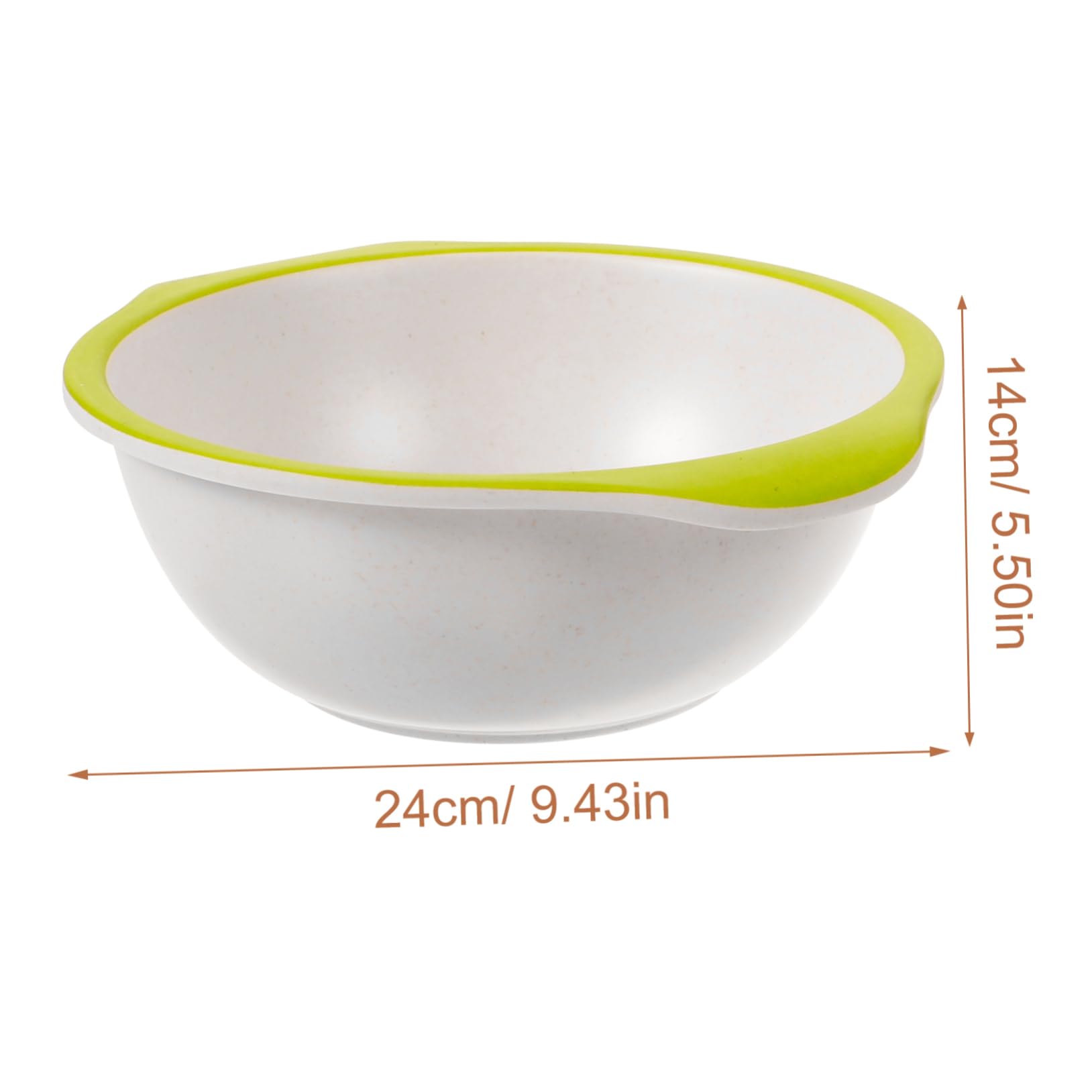 SUPVOX Bamboo Fiber Bowl Plate Set 5 Piece Baby Dinner Tray Drop-proof Baby Separate Plates Children Cutlery Safe for Boys and Girls