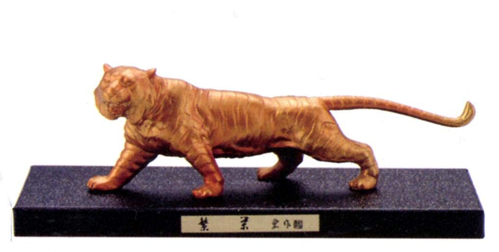 Amazon.co.jp: 置物 干支 十二支 寅 (虎・とら) 村田宏作 合金製 化粧