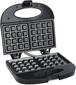 Sanduicheira e Máquina de Waffle A5, 750W, Antiaderente, 110V, Preta