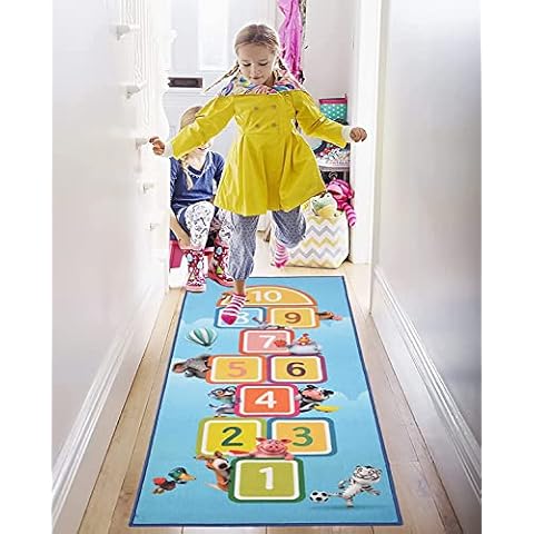 Kapler Kids Mats Kids Rug Play Mat Children Rug City Life, Non-Slip Rug for Child Climbing and Playing with Cars and Toys, Educational Cover