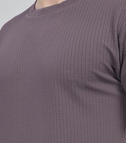Image of SHODOX Men's Polycotton Solid Round Neck Regular Fit Tshirt (Pack of 1)
