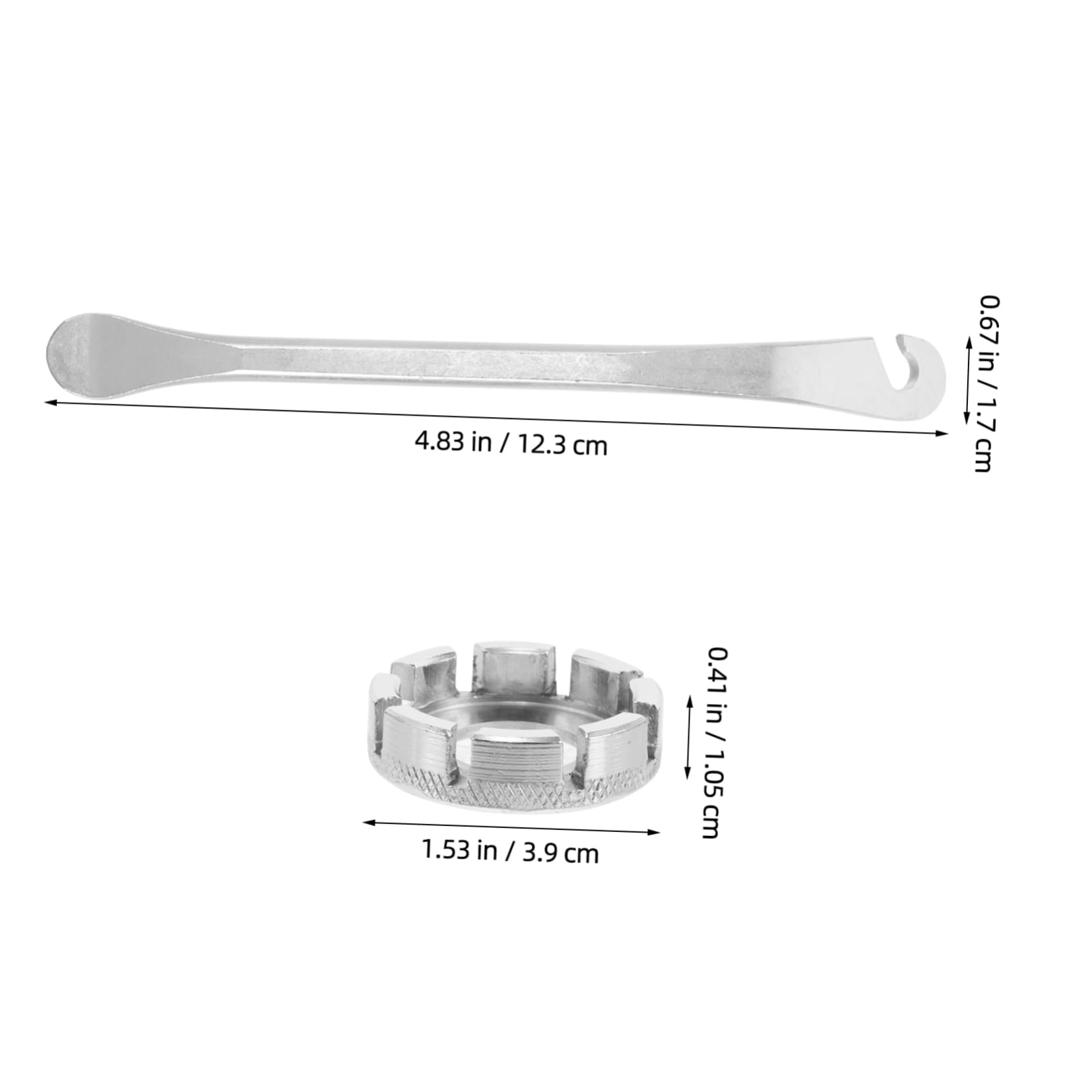 Mikikit 1 Set Bicycle Maintenance Toolkit Steel Tire Levers Tension Gauge Essential Bike Repair Tools for Weekend Riders Versatile Road Bike Kit for All Season Use