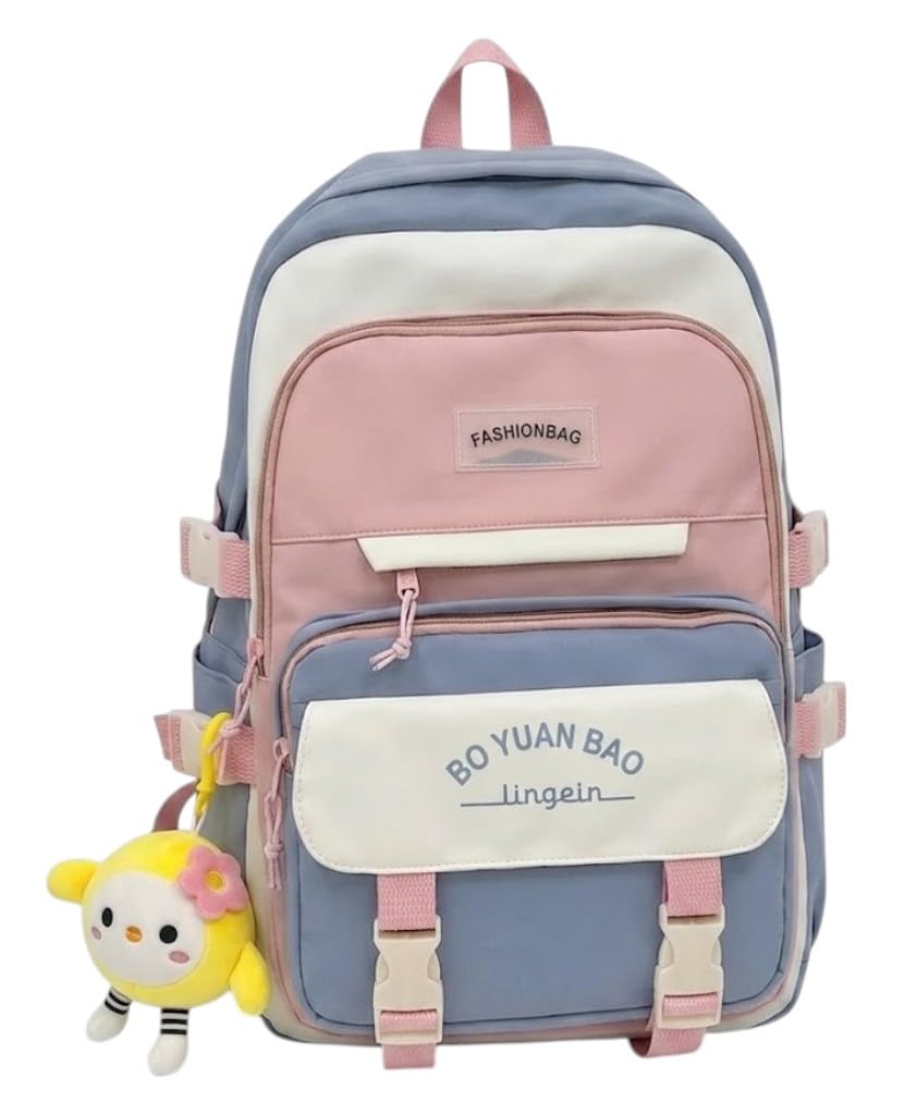 Anti-Theft Laptop Korean Backpack for Men & Women | 2 Compartments, Bottle Holder, Organizer | College, Office & School Travel Bag | 17-Inch Casual Unisex Bag-image-35