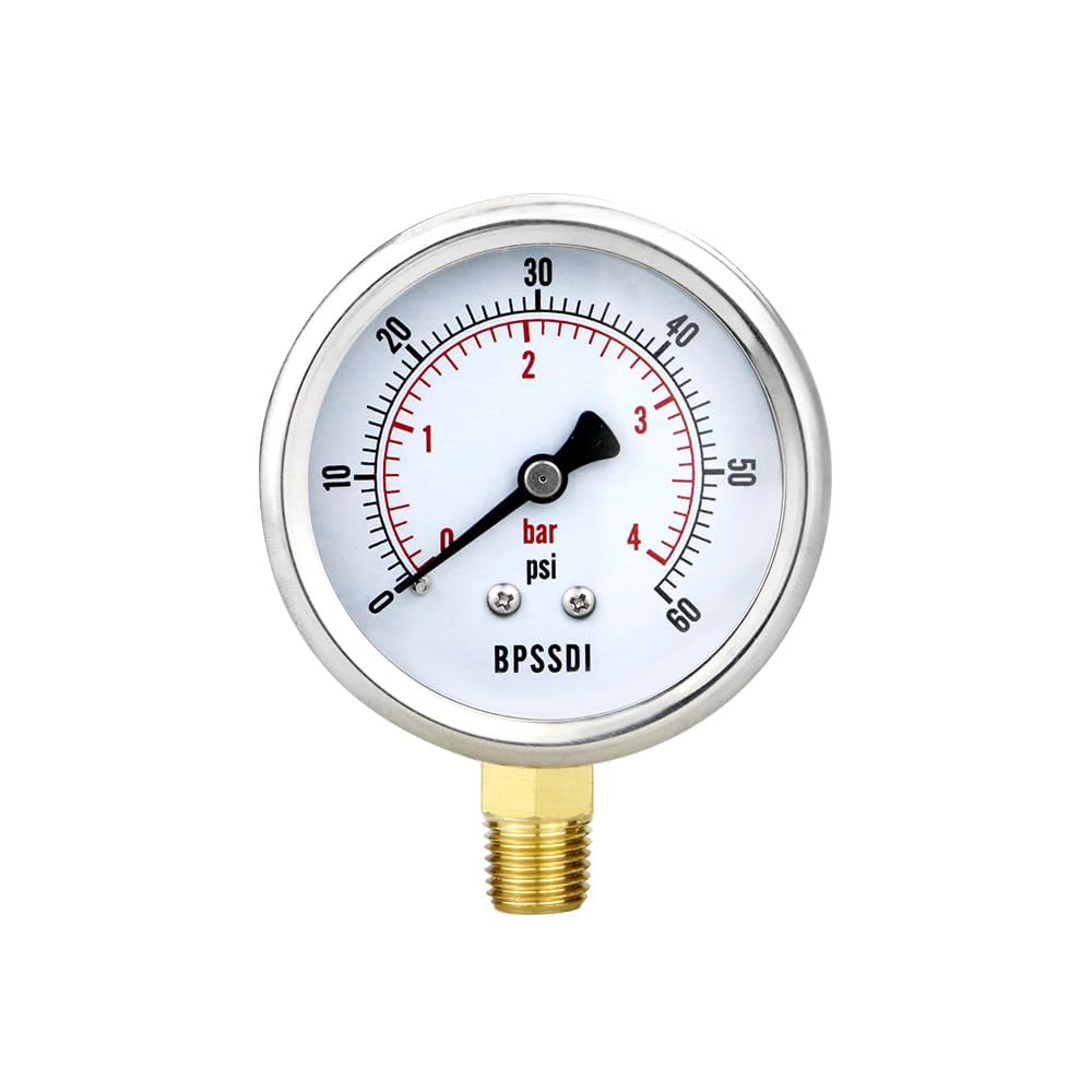 Stainless Steel Pressure Gauge - 0-30 PSI -19