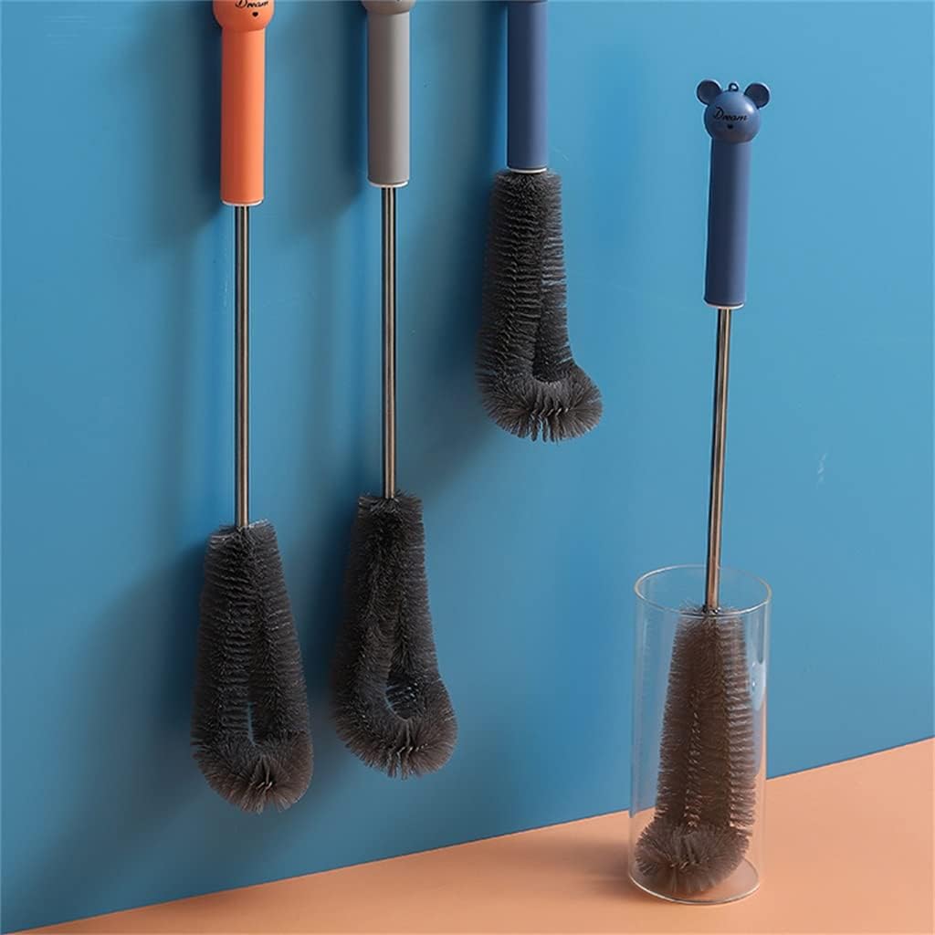 Bottle Brush Cleaning Set Handle Cleaner for Washing Narrow Neck Beer Bottles Wine Decanter Cup Pipes