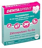 Zahnputztabletten Dentasprint 24 ohne Zahnbürste